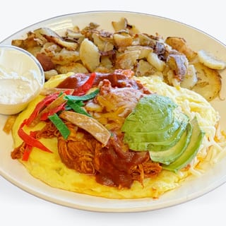 CHICKEN ENCHILADA OMELET